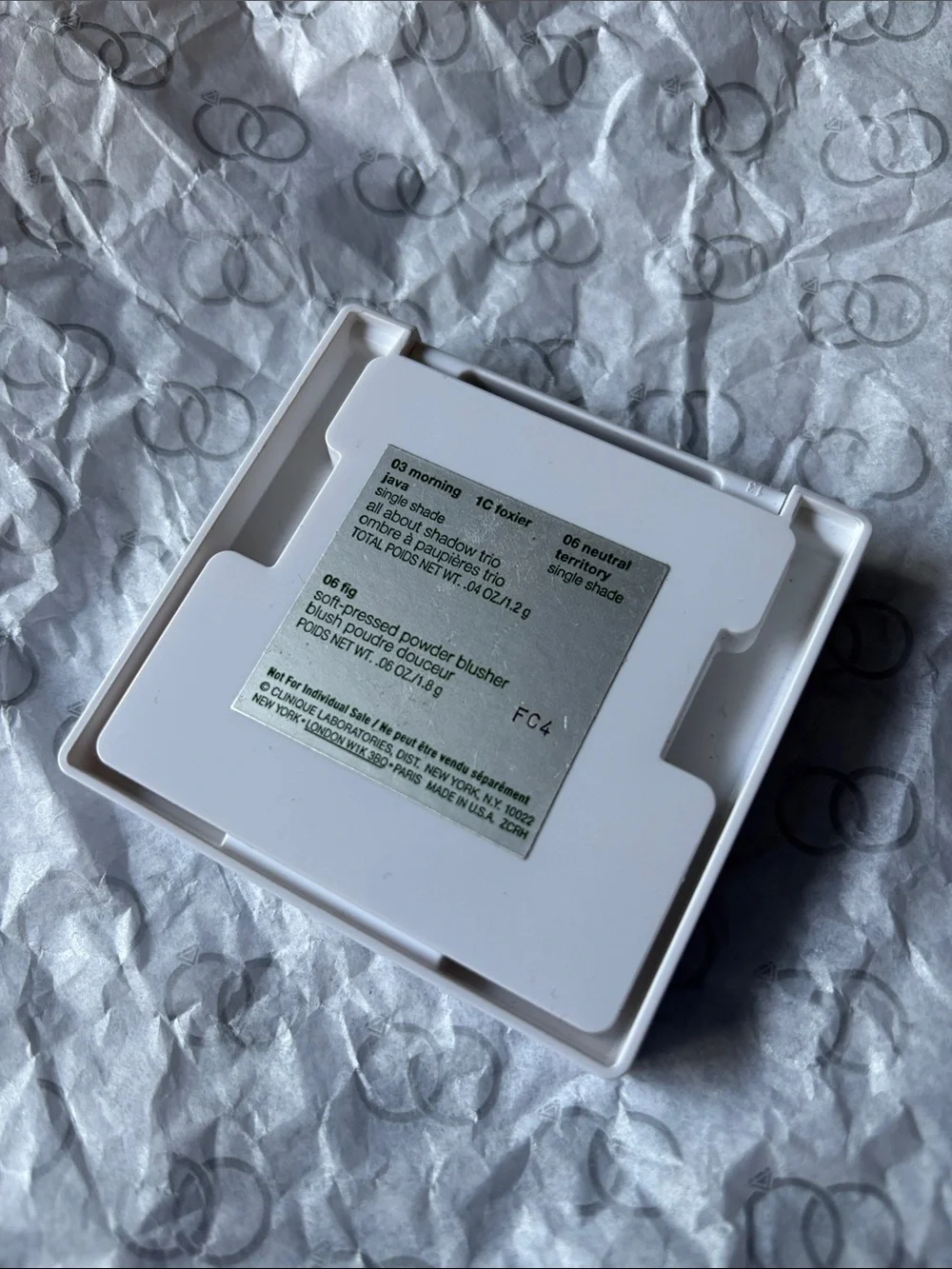 Clinique Eyeshadow & Blush Palette in Rosewood and Neutral Creams
